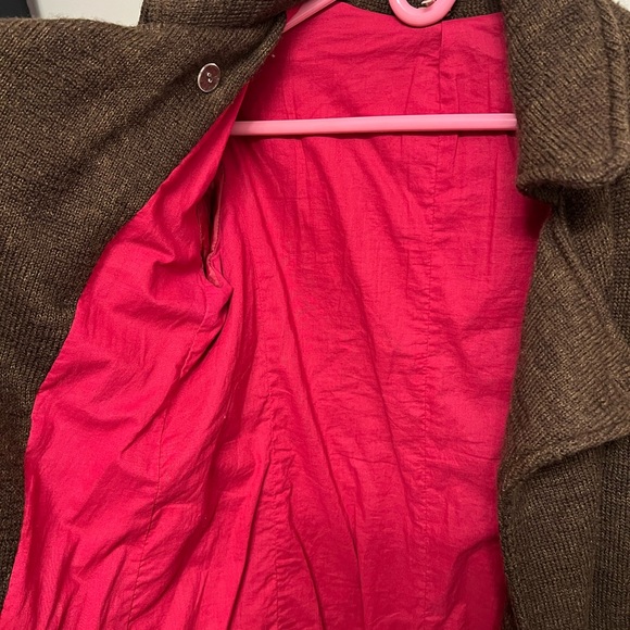 Free People Vintage Embroidered Floral Wool Knit Double Breasted Jacket - Picture 2 of 10